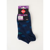 KINDY - Chaussettes bleu en coton - Homme - Taille 39 - Modz