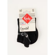 KINDY - Chaussettes noir en coton - Fille - Taille 30 - Modz