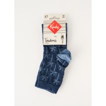 KINDY - Chaussettes bleu en coton - Homme - Taille 39 - Modz