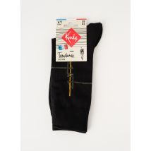 KINDY - Chaussettes noir en coton - Homme - Taille 40 - Modz