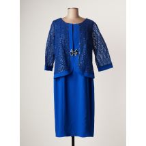 RITRATTO DI SIGNORA BY MUSAMI - Robe mi-longue bleu en polyester - Femme - Taille 36 - Modz