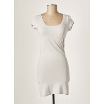 VILA - Robe courte gris en modal - Femme - Taille 34 - Modz