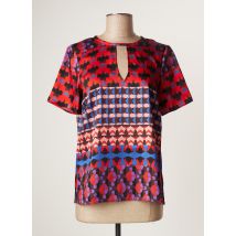 SISLEY - Blouse rouge en polyester - Femme - Taille 34 - Modz
