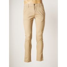 SORBINO - Pantalon chino beige en coton - Homme - Taille 50 - Modz