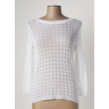 GRIFFON - Pull blanc en acrylique - Femme - Taille 42 - Modz