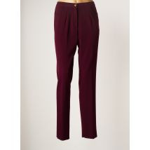GRIFFON - Pantalon slim rouge en polyester pour femme - Taille 46 - Modz