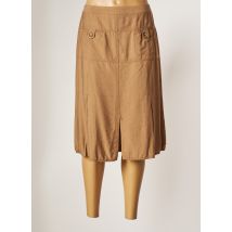 TELMAIL - Jupe mi-longue marron en viscose - Femme - Taille 40 - Modz