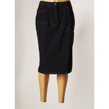 TELMAIL - Jupe mi-longue noir en viscose - Femme - Taille 40 - Modz