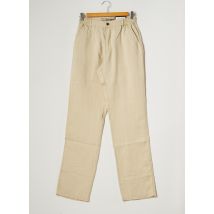 NEW SPORTSWEAR - Pantalon droit beige en ramie - Homme - Taille 38 - Modz