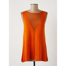 WEILL - Pull orange en merinos - Femme - Taille 40 - Modz