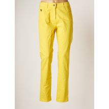 WEILL - Pantalon slim jaune en coton pour femme - Taille 34 - Modz