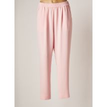 WEILL - Pantalon droit rose en polyester - Femme - Taille 38 - Modz