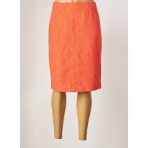 WEILL - Jupe mi-longue orange en coton - Femme - Taille 40 - Modz