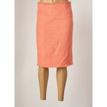 WEILL - Jupe mi-longue orange en coton - Femme - Taille 42 - Modz