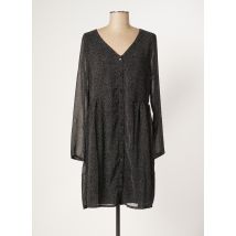 ICHI - Robe mi-longue noir en polyester - Femme - Taille 38 - Modz