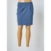 ICHI - Jupe courte bleu en polyester - Femme - Taille 36 - Modz
