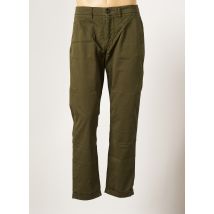 SELECTED - Pantalon chino vert en coton pour homme - Taille W33 L32 - Modz