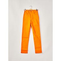LOIS - Jeans coupe droite orange en coton - Femme - Taille W28 - Modz