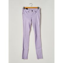 JEANS MAKERS - Jegging violet en coton - Femme - Taille 38 - Modz