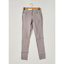 PAPFAR'S PIGE - Pantalon slim gris en coton - Femme - Taille 34 - Modz