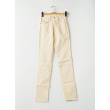CIMARRON - Jeans coupe slim beige en coton pour femme - Taille W23 L26 - Modz