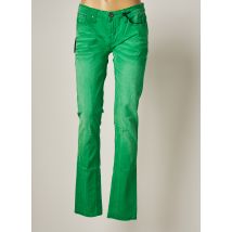 ONE GREEN ELEPHANT - Jeans coupe slim vert en coton - Femme - Taille 34 - Modz
