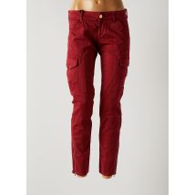 FIVE PM - Pantalon 7/8 rouge en coton pour femme - Taille W27 - Modz