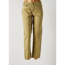 MY PANTS - Pantalon 7/8 vert en coton - Femme - Taille 34 - Modz