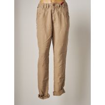 FIVE PM - Pantalon droit beige en coton pour femme - Taille W26 - Modz