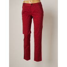 LEON & HARPER - Pantalon chino rouge en coton - Femme - Taille 38 - Modz