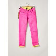ONE GREEN ELEPHANT - Jeans coupe slim rose en coton - Femme - Taille 34 - Modz