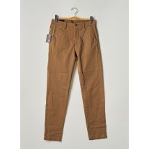 GAS - Pantalon chino marron en coton - Homme - Taille W30 - Modz