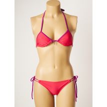 LITTLE MARCEL - Maillot de bain 2 pièces rose en polyamide - Femme - Taille 34 - Modz