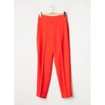 KOCCA - Pantalon droit orange en polyester - Femme - Taille 34 - Modz