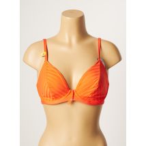 CHERRY BEACH - Haut de maillot de bain orange en polyamide - Femme - Taille 90D - Modz
