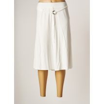 FRANK WALDER - Jupe mi-longue beige en viscose - Femme - Taille 48 - Modz