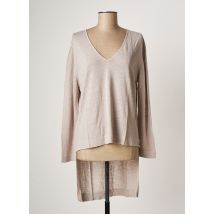 POLES - Pull tunique gris en viscose - Femme - Taille 38 - Modz