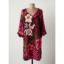 AN II VITO - Robe mi-longue rose en polyester - Femme - Taille 40 - Modz