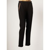 SIGNE NATURE - Pantalon chino noir en polyester - Femme - Taille 38 - Modz