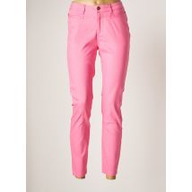JENSEN - Pantalon 7/8 rose en coton - Femme - Taille 40 - Modz