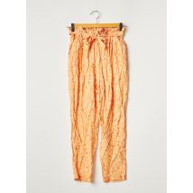 CATIMINI - Pantalon droit orange en viscose - Fille - Taille TU - Modz
