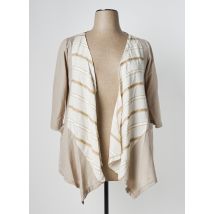 G!OZE - Veste casual beige en viscose pour femme - Taille 42 - Modz