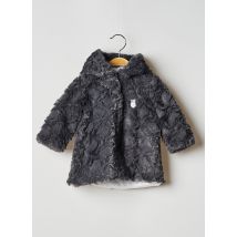 3 POMMES - Manteau court gris en coton - Fille - Taille TU - Modz