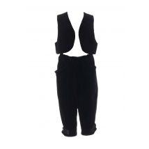 CACHAREL - Veste/pantalon noir en coton pour fille - Taille 18 M - Modz