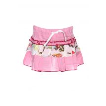LA TRIBBU - Jupe mi-longue rose en coton - Fille - Taille TU - Modz