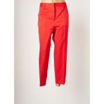 ANA LUISA - Pantalon droit rouge en coton - Femme - Taille 46 - Modz