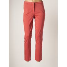 LA FEE MARABOUTEE - Pantalon chino rose en coton pour femme - Taille 36 - Modz