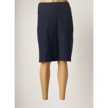 MAT DE MISAINE - Jupe mi-longue bleu en laine vierge pour femme - Taille 46 - Modz