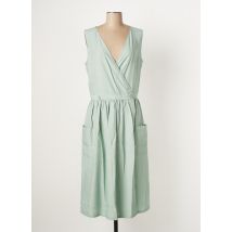 SKUNKFUNK - Robe mi-longue vert en lyocell - Femme - Taille 38 - Modz