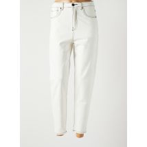 TOXIK3 - Jean coupe Mom blanc en coton - Femme - Taille 36 - Modz